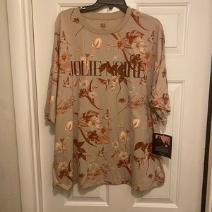 Jolie Noire floral print tshirt